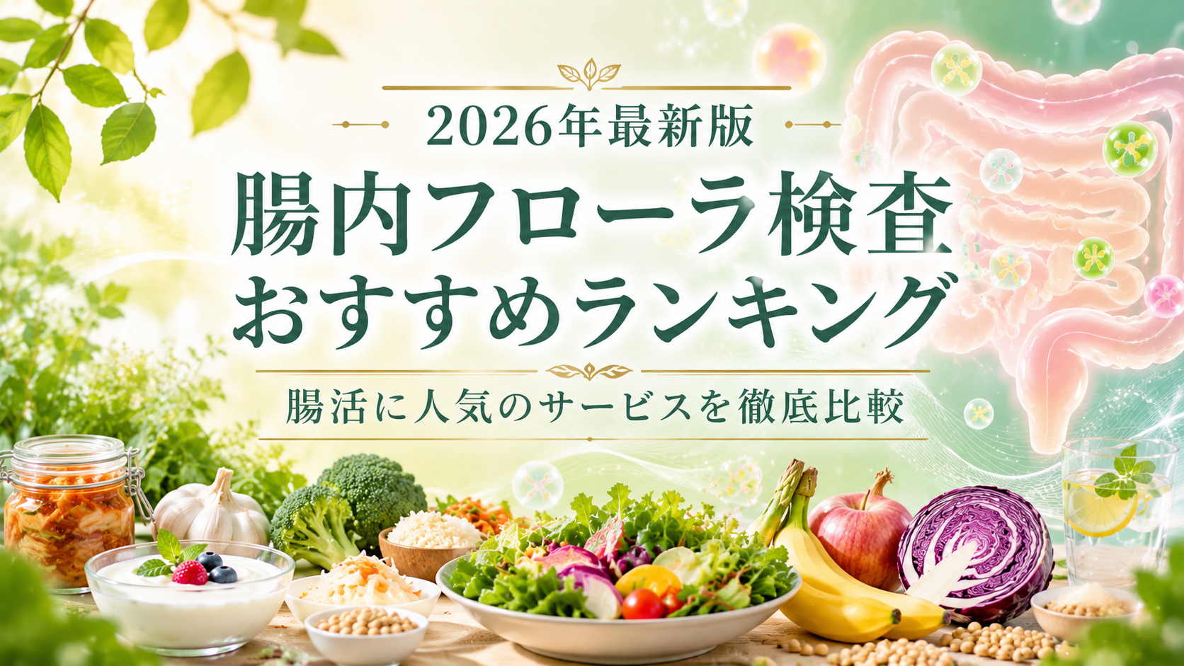 【2026年最新版】腸内フローラ検査おすすめランキング｜女性の腸活に人気のサービスを徹底比較